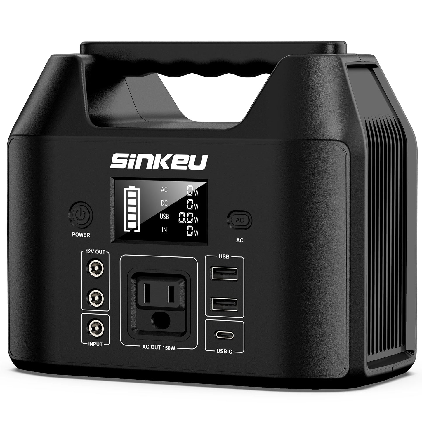 SinKeu Portable Power Station 300W Solar Generator LiFePO4 RV