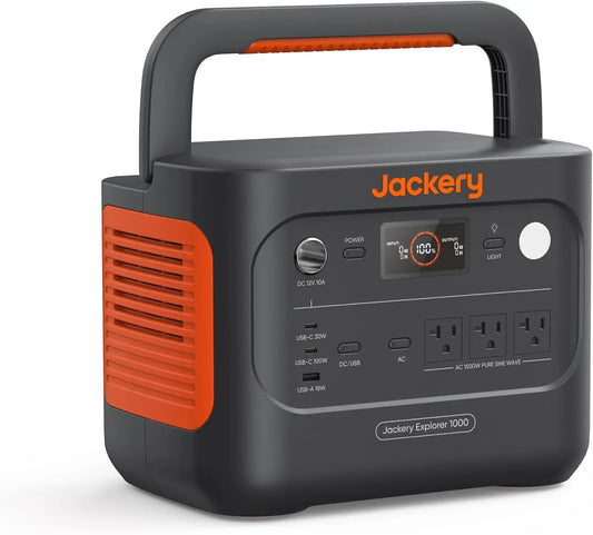 Portable Power Station 1500W Battery Solar Generator
