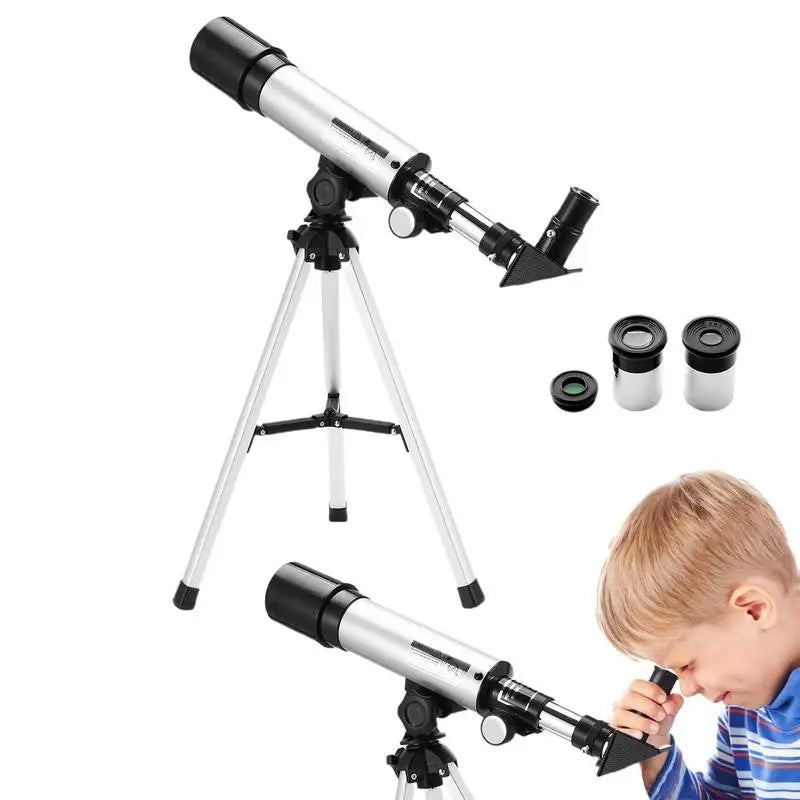 Kids Professional Monocular Telescope 18X 27X 60X 90X With Finderscope