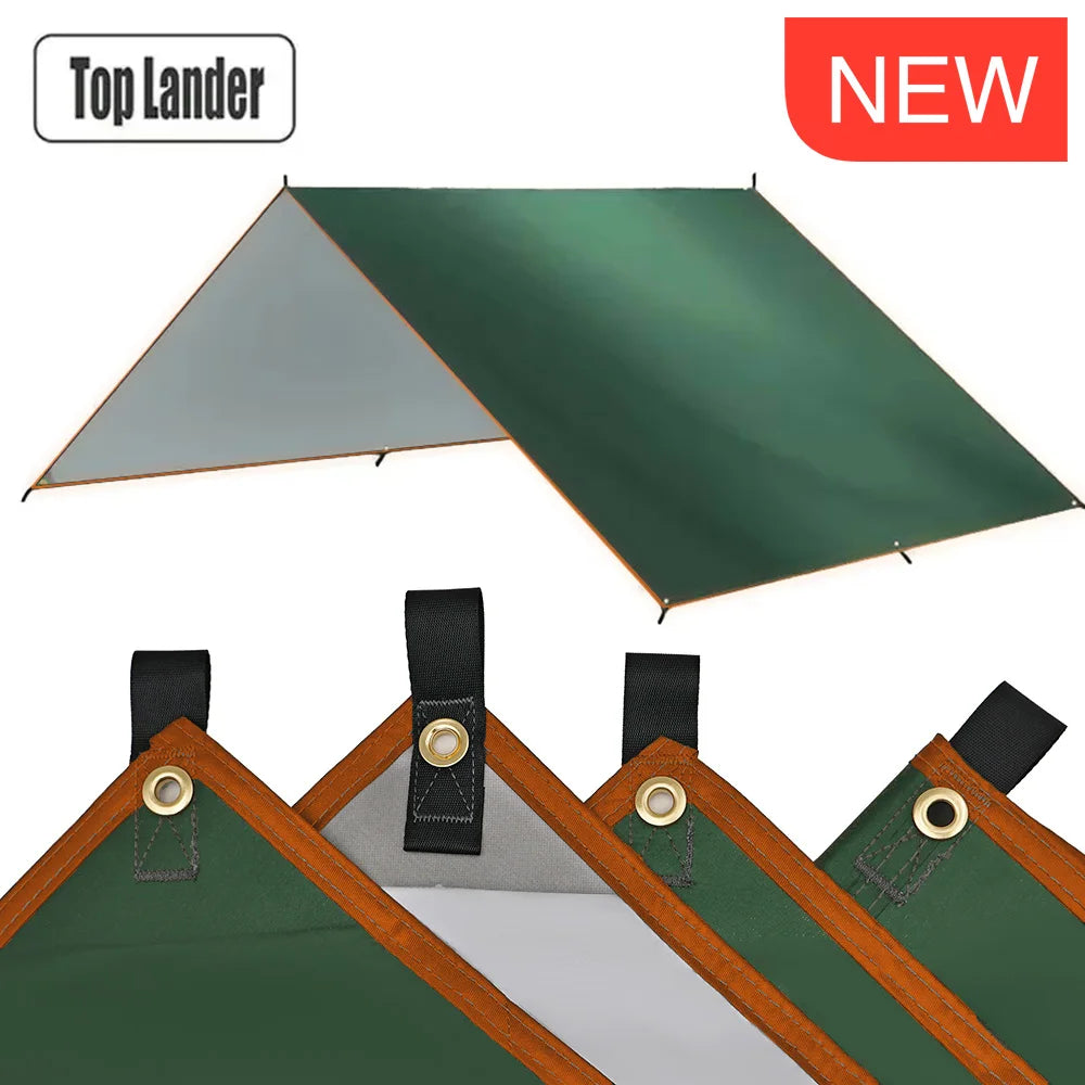 Top Lander Camping Tarp Waterproof Sun Shelter Outdoors
