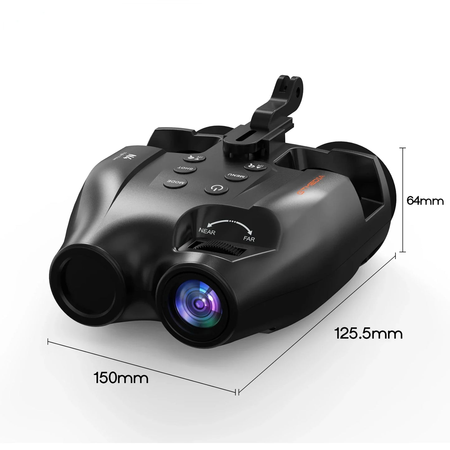 POMIACAM Night Vision Binoculars N4 850nm Infrared 1080P Video