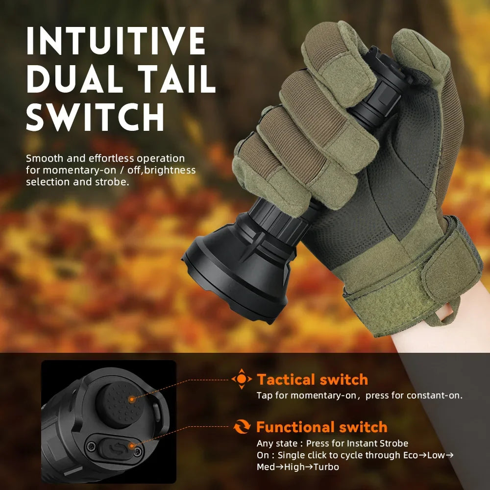 Sofirn SF26 2000lm SFT40 LED Tactical Flashlight