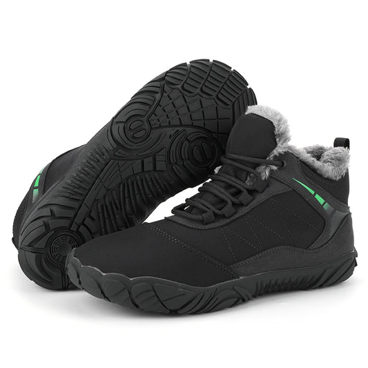 Winter Barefoot Snow Boots For Men Non Slip Trekking Shoes