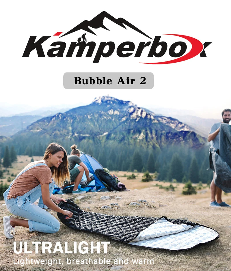 Kamperbox Ultralight Down Sleeping Bag For Three Season Camping