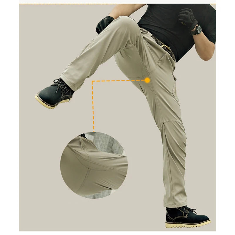 TRVLWEGO Men's Tactical Hiking Pants With Multiple Pockets
