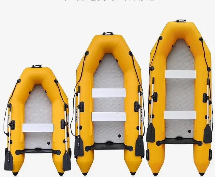 IHOME BOATPARTS Inflatable Kayak With Air Deck Three Air Chambers