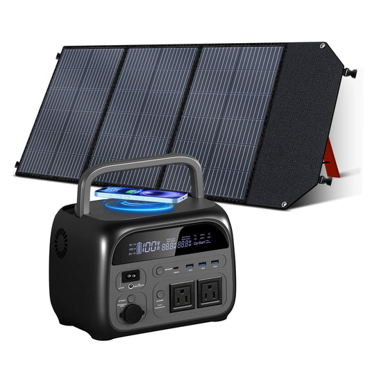 CTOLITY AP400 500W Solar Generator Portable Power Station ETFE Panel