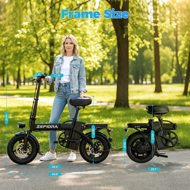 ZEFIORA 1000W 2000W Electric Bike For City Commuting