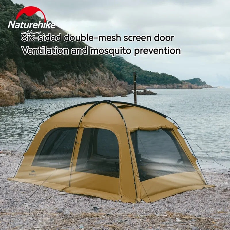 Naturehike Dunes Camping Tent For 6 People Dome Shelter Waterproof
