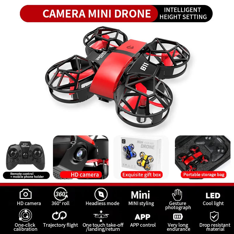 Dowellin D12 Mini RC Drone Quad Copter With Fixed Camera