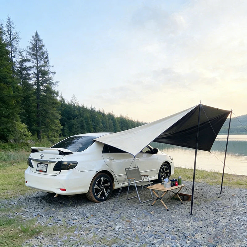 HIDE WALKER Bat Shape Car Side Awning Outdoor Waterproof Shelter