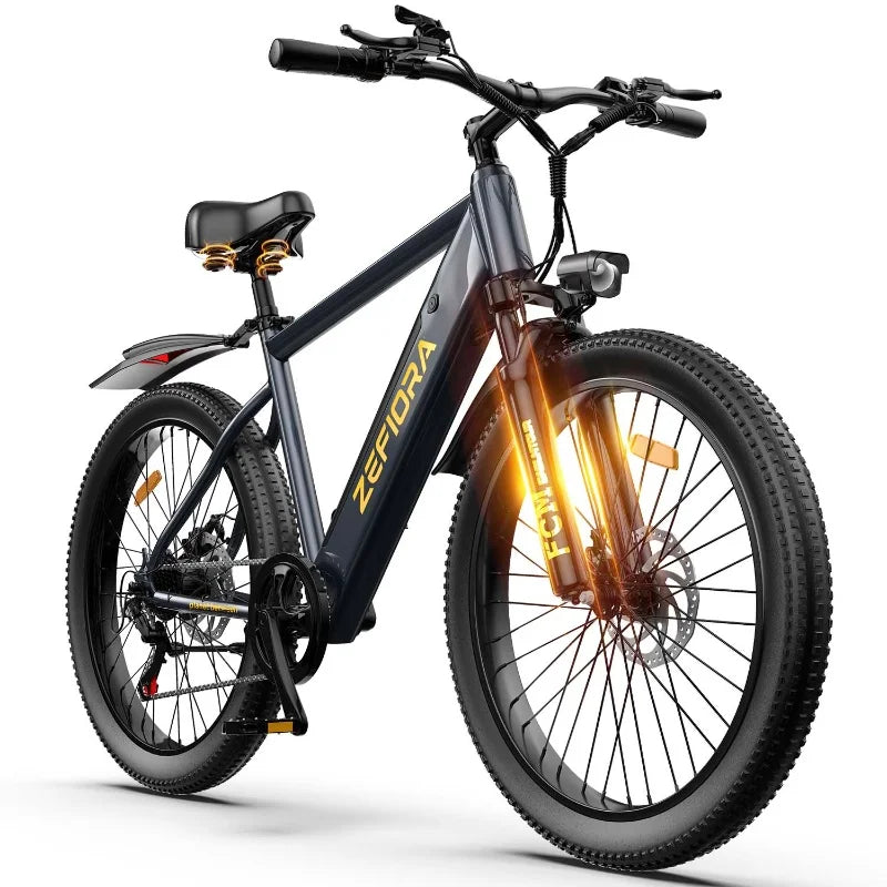 ZEFIORA 1000W Electric Mountain Bike with 48V Battery