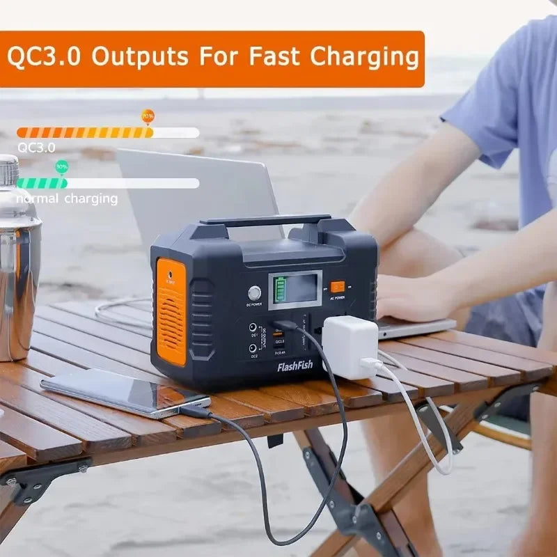 Enooddvol 151Wh Portable Solar Generator Outdoor Power Station