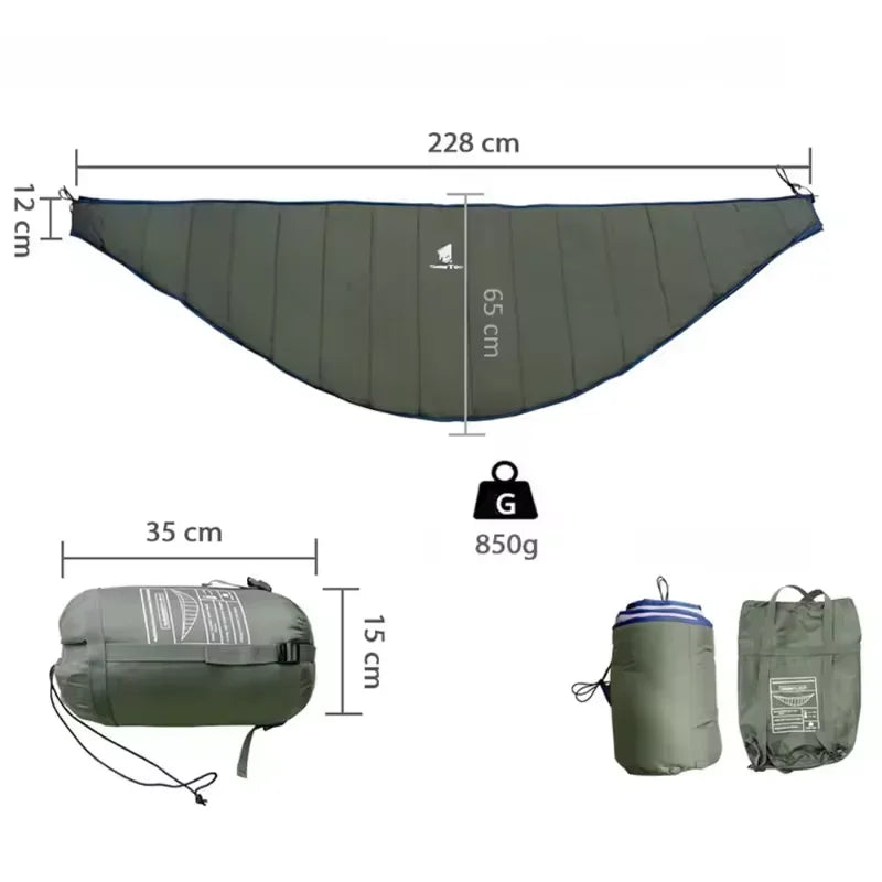 NONECN Hammock Underquilt Ultralight Portable Sleeping Bag