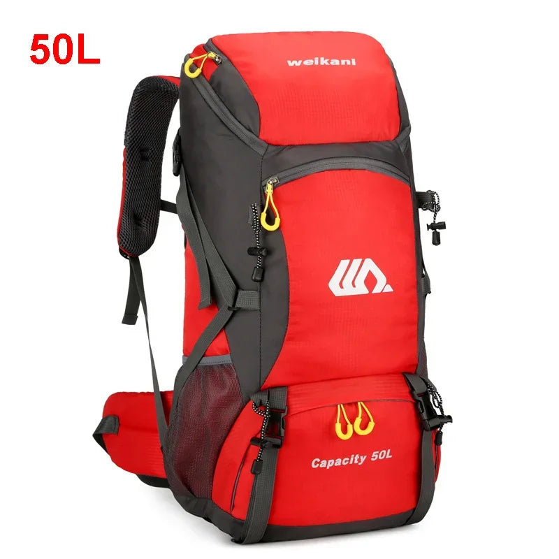 Scione Unisex Travel Backpack Nylon Water Resistant Hiking Bag