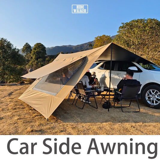 Hide Walker Car Side Awning Tent Outdoor Canopy Waterproof