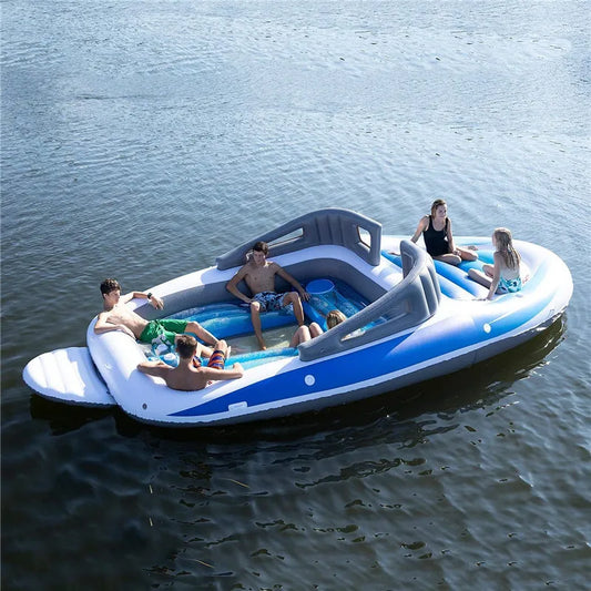 PVC Inflatable Boat for Family Bay Party and Leisure Adventures