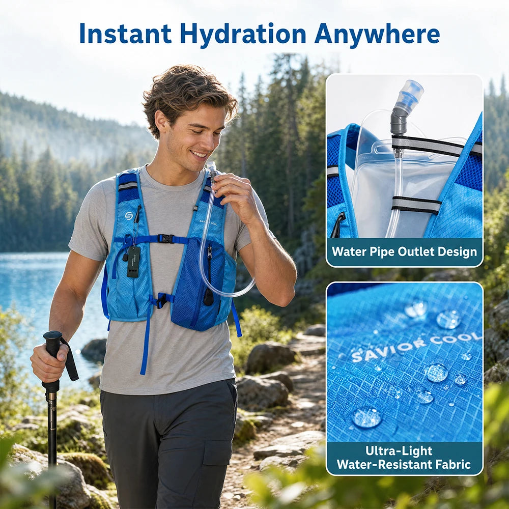 Savior Tactical Cooling Vest With Refrigeration And Water Bladder
