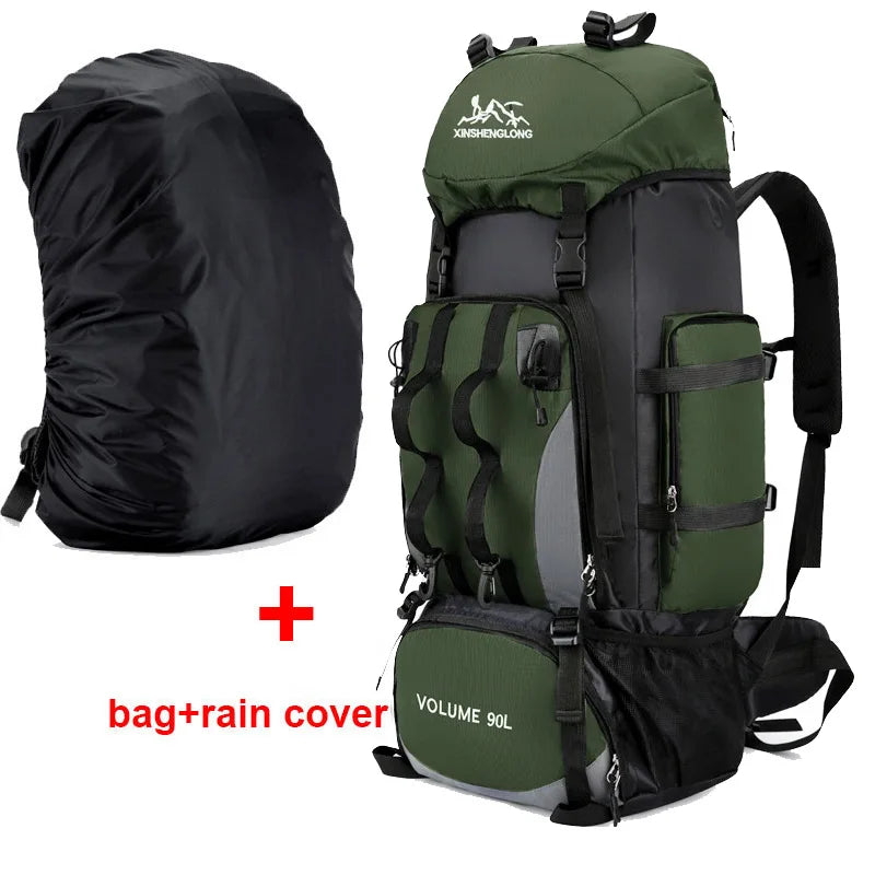 Scione Large Capacity Trekking Backpack For Outdoor Travel