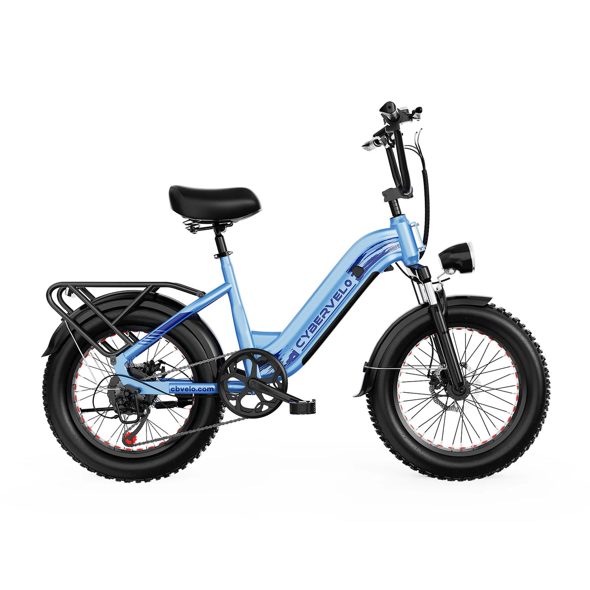 Cybervelo Step Thru Electric Bike 1500W Motor 7 Speed Commuter