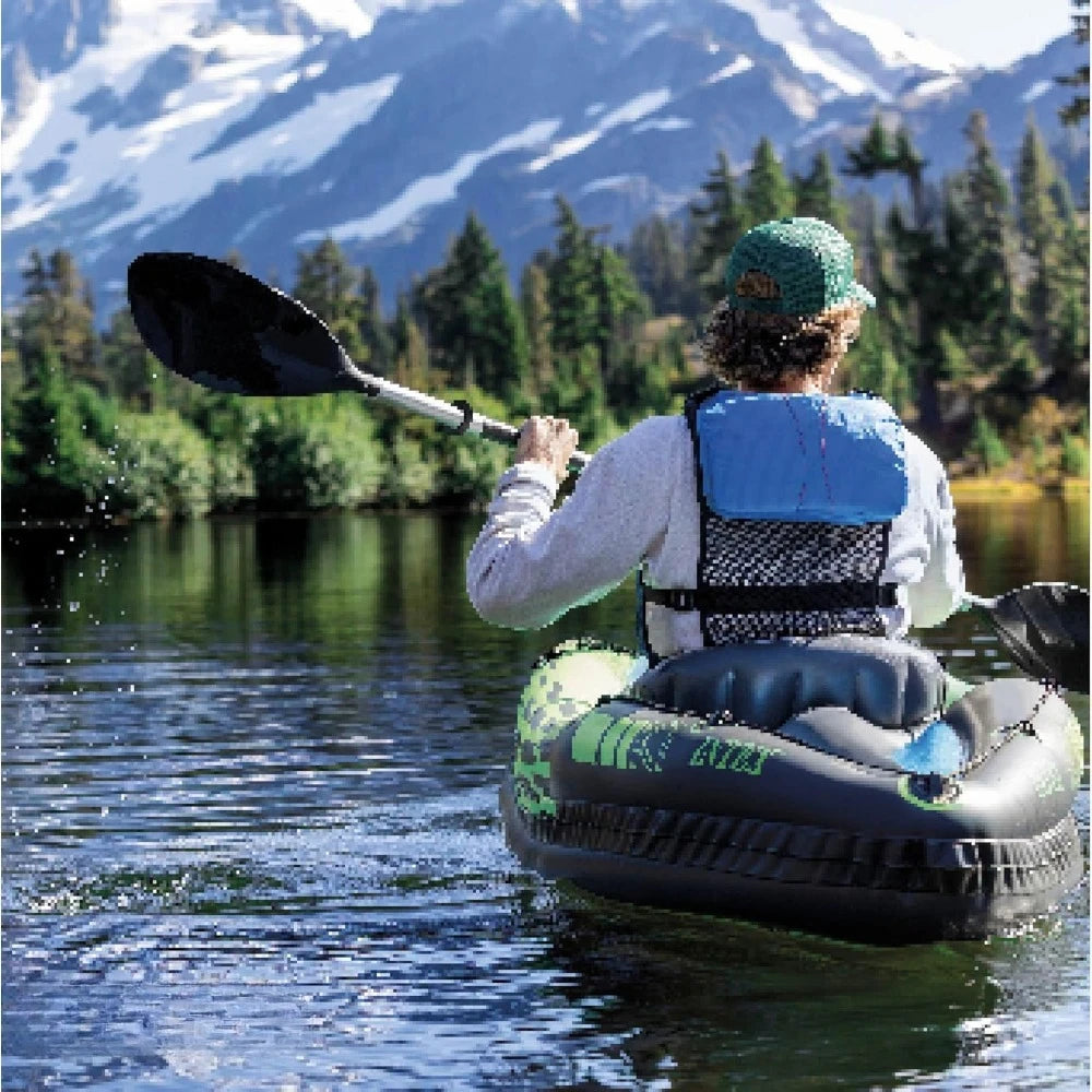 Challenger Inflatable Kayak Series With Deluxe Paddles And Pump