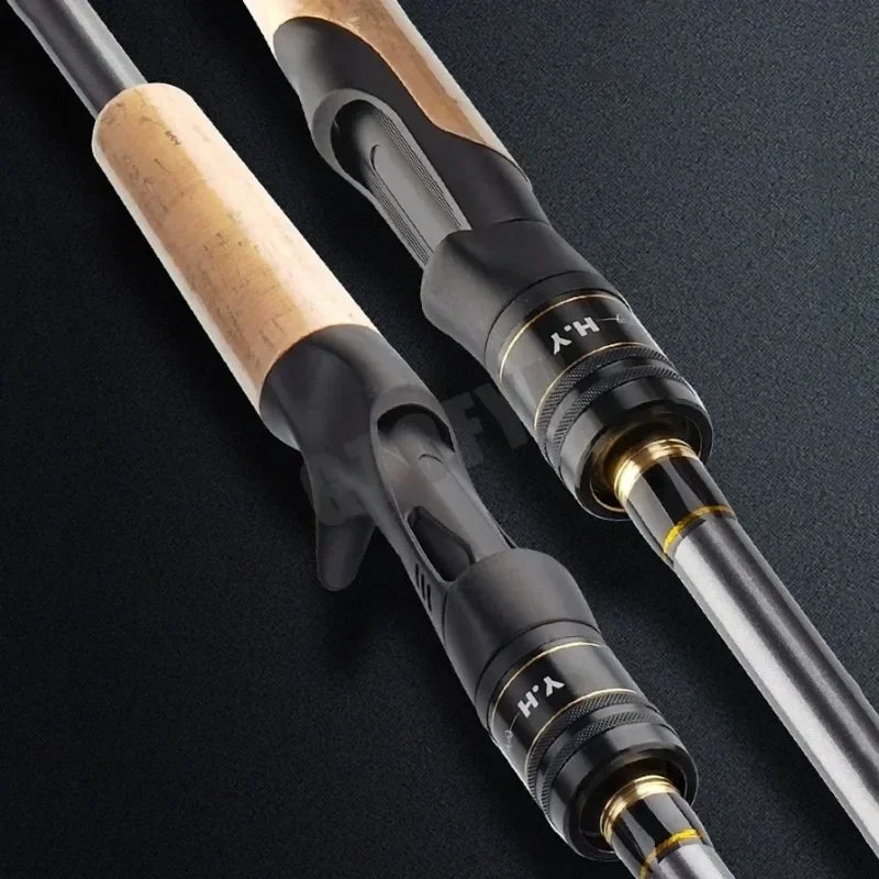 GTOFYU Travel Lure Rod 4Section Carbon Spinning Rod 4To25g