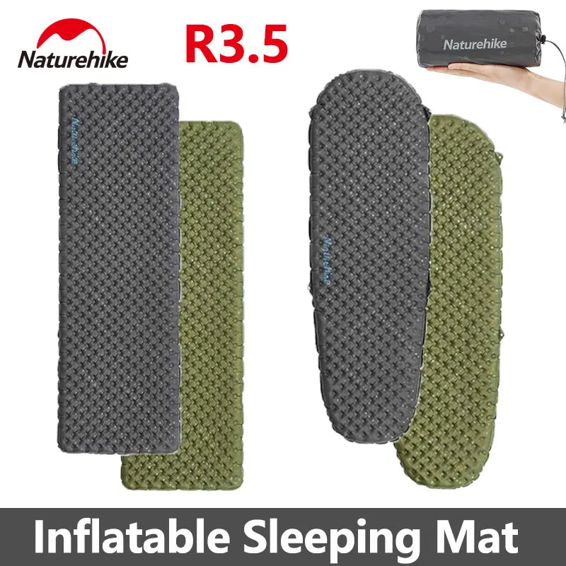 Naturehike R3.5 Ultralight Inflatable Sleeping Pad Outdoor Use