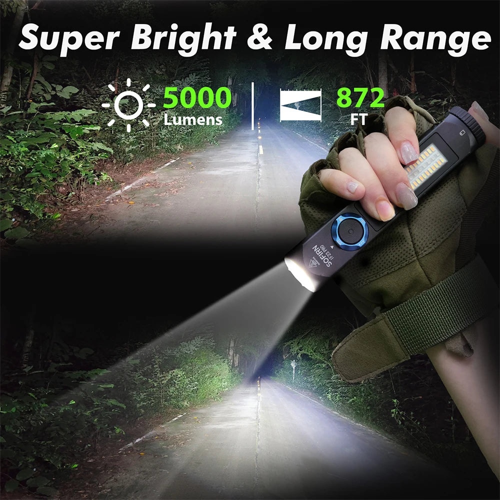 Sofirn IF23 PRO RGB LED Flashlight 5000lm USB C Rechargeable