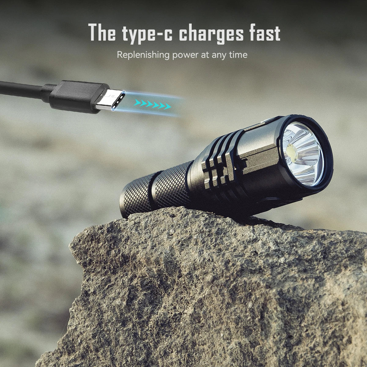 IMALENT MS03 13000 Lumens Titanium EDC Rechargeable Flashlight