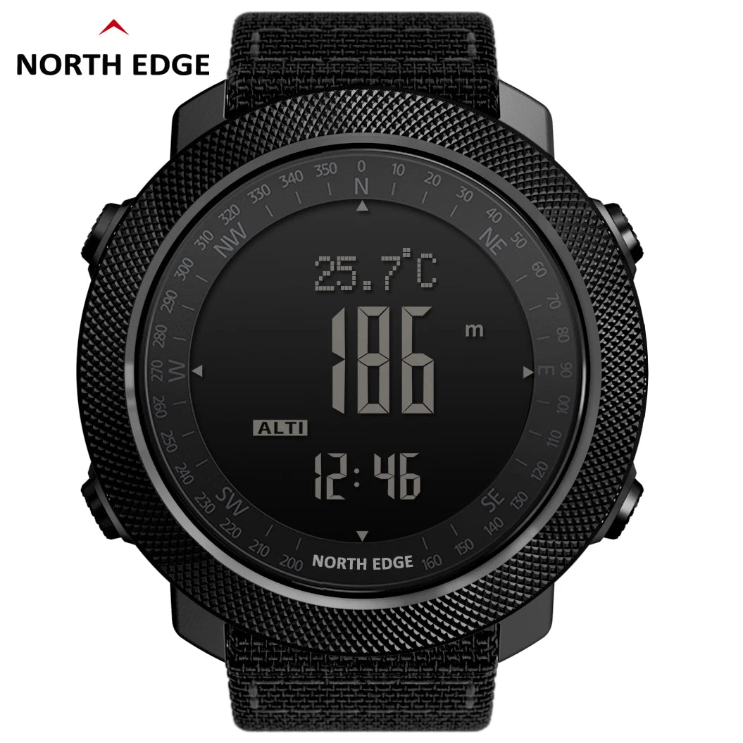 NORTH EDGE Mens Digital Sport Watch Altimeter Barometer Compass