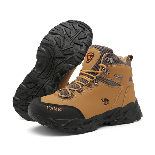 Zapatos Hombre Outdoor Waterproof Hiking Shoes Leather Anti Slip