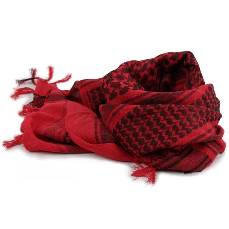 Tactical Keffiyeh Shemagh Arab Scarf Head Wrap Cotton Winter Scarves