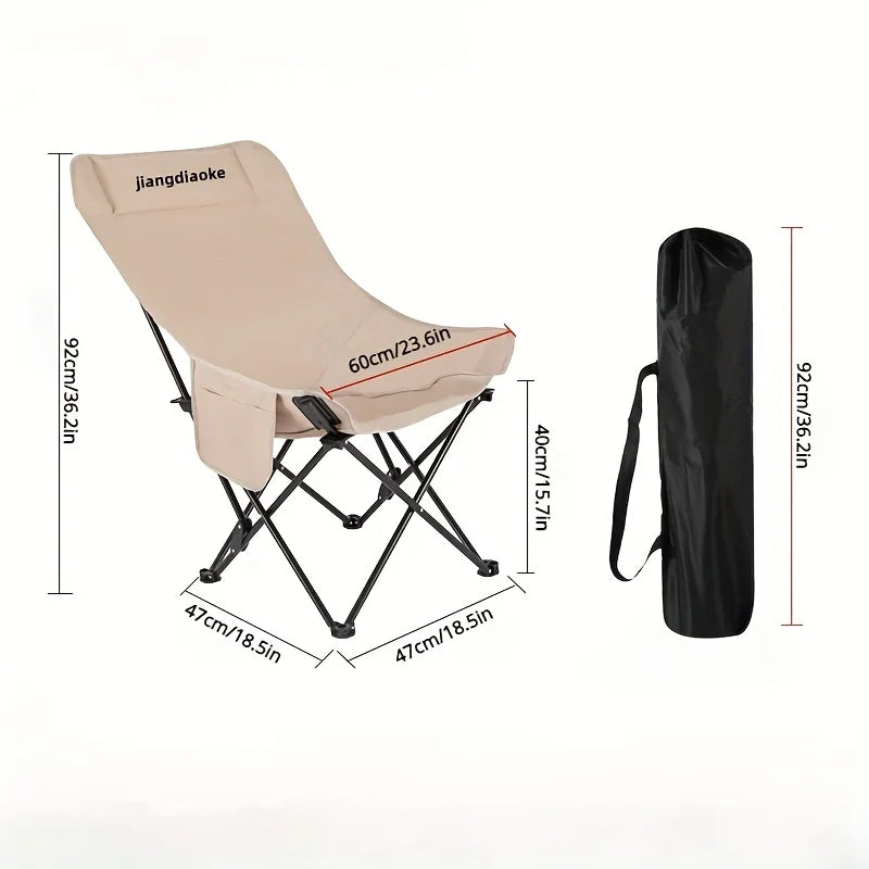 LIUSHADUOLA High Back Moon Chair And Table Set Outdoor