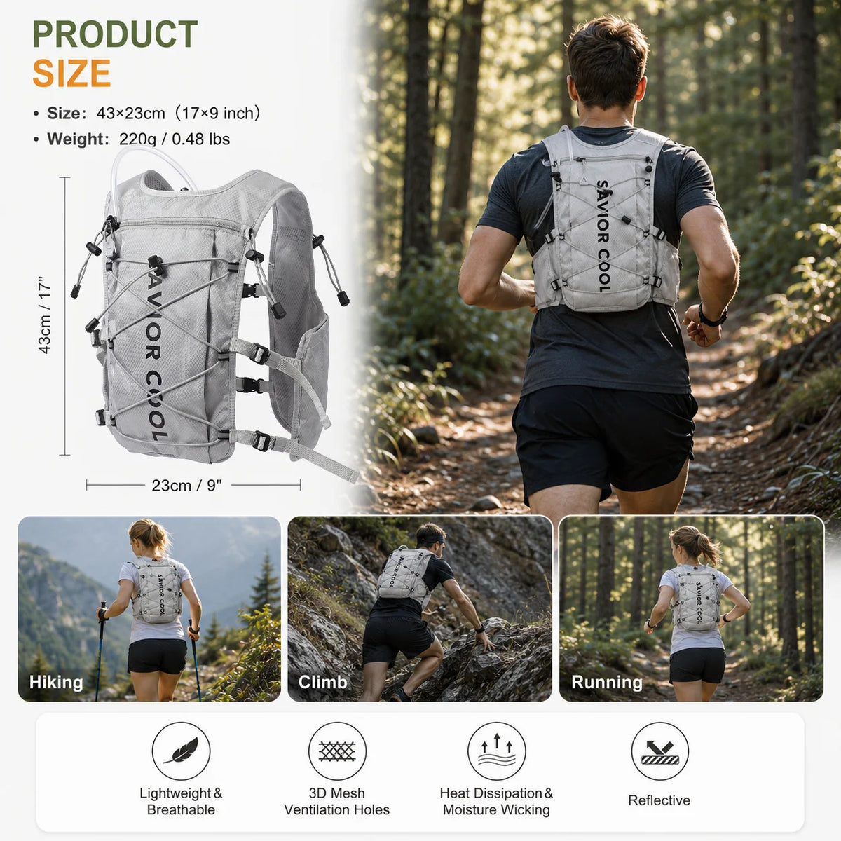 Savior Tactical Cooling Vest With Refrigeration And Water Bladder