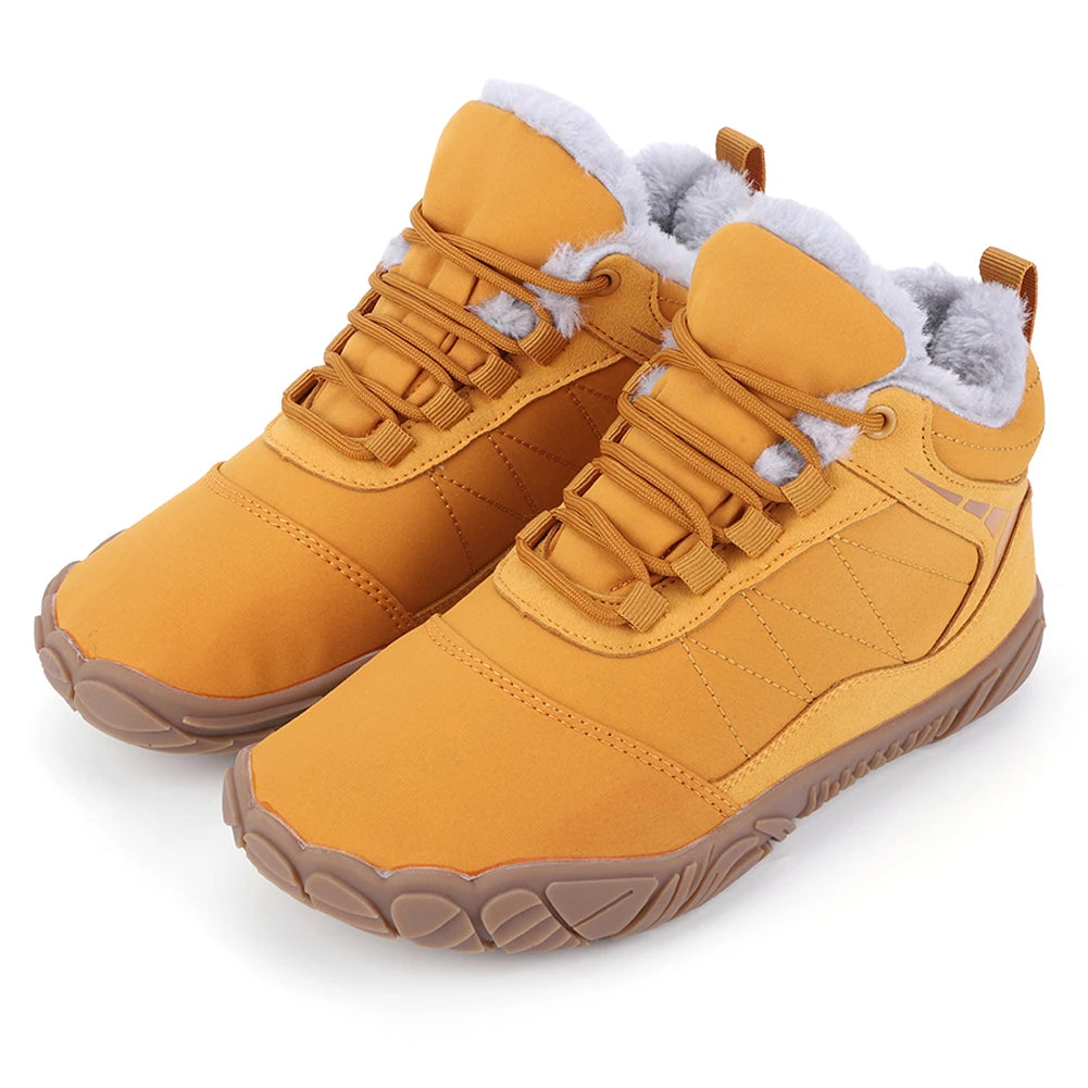 Winter Barefoot Snow Boots For Men Non Slip Trekking Shoes