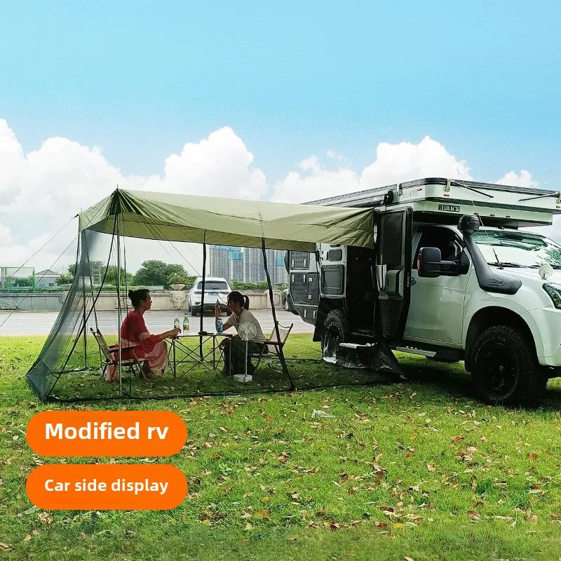 SUV Tail Tent Mosquito Proof Sunshade Shelter for Car Trunk
