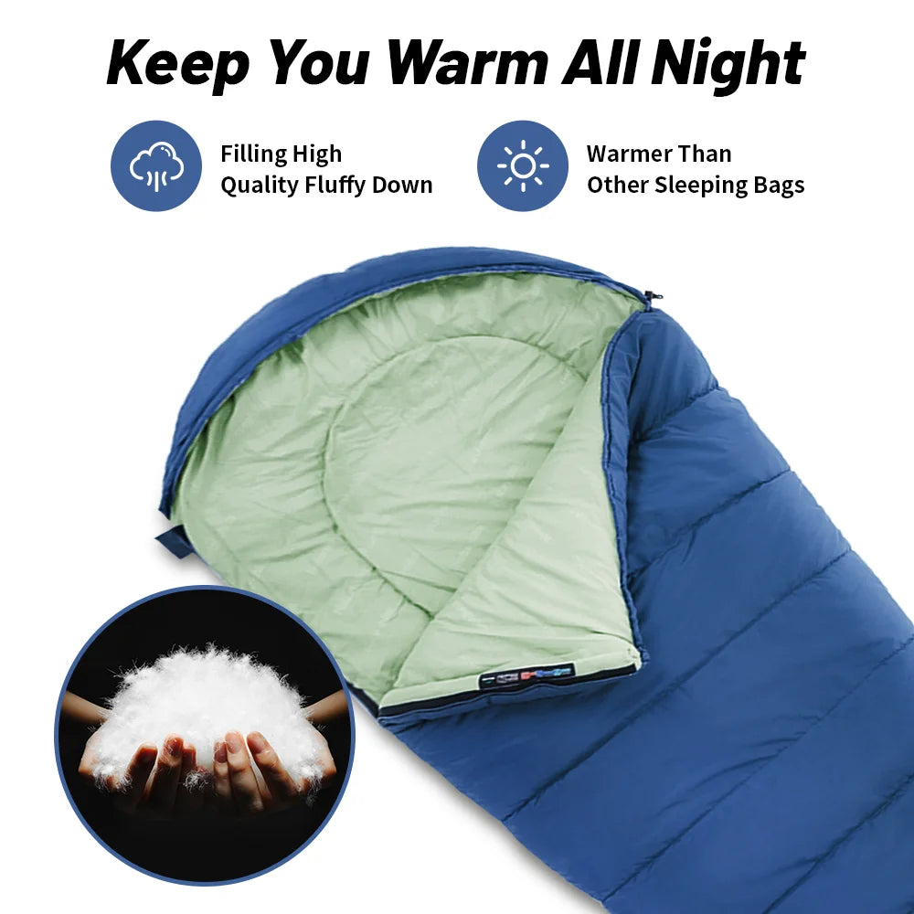Naturehike MJ300 Ultralight Cotton Winter Sleeping Bag 4 Season Camping