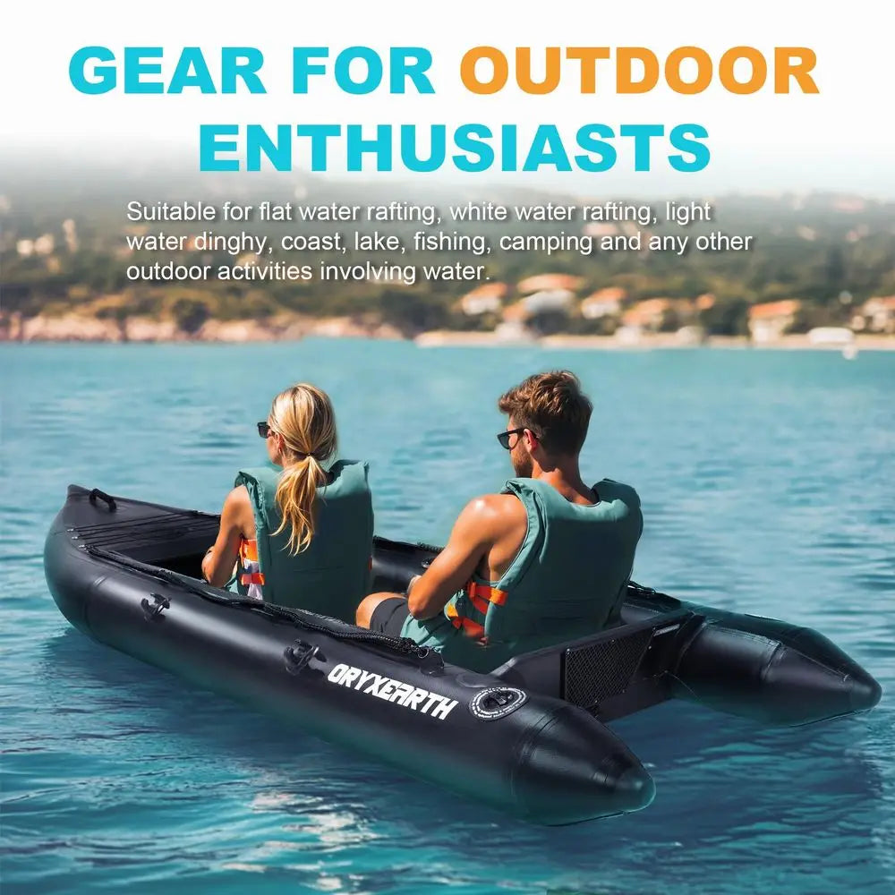 Inflatable Dinghy Boat For Adults With Aluminum Seat And Paddle
