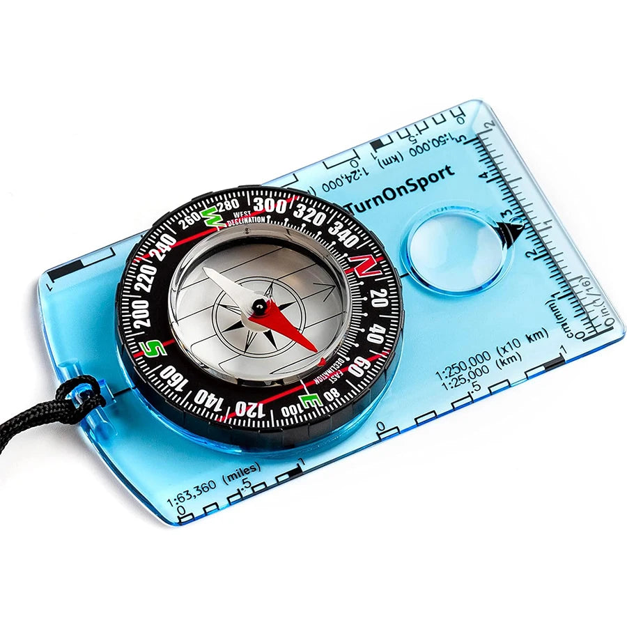 Professional Waterproof Camping Compass For Outdoor Navigation Map Reading