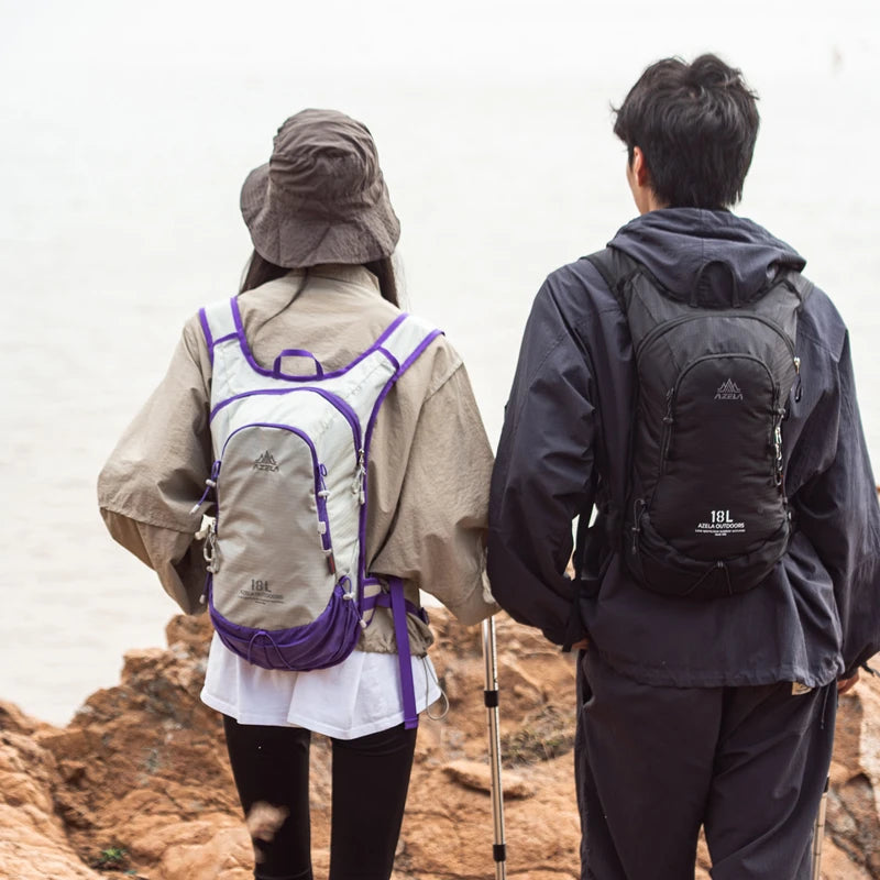 Hiking Backpack For Men And Women Lightweight Multi-Functional Camping Backpack Large Capacity Backpack Splash-Resistant Casual