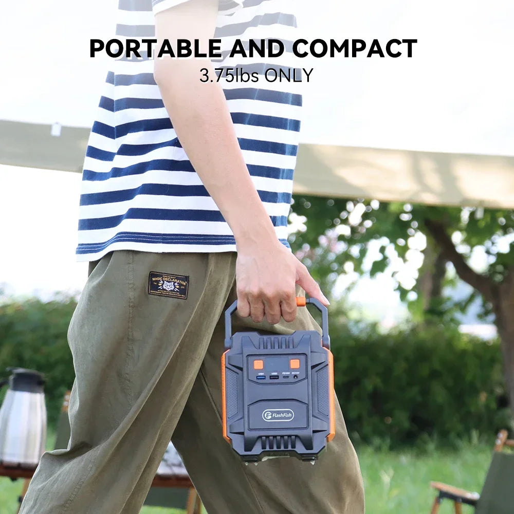 LSCert Portable 48000mAh 110V Power Station Outdoor Solar Generator