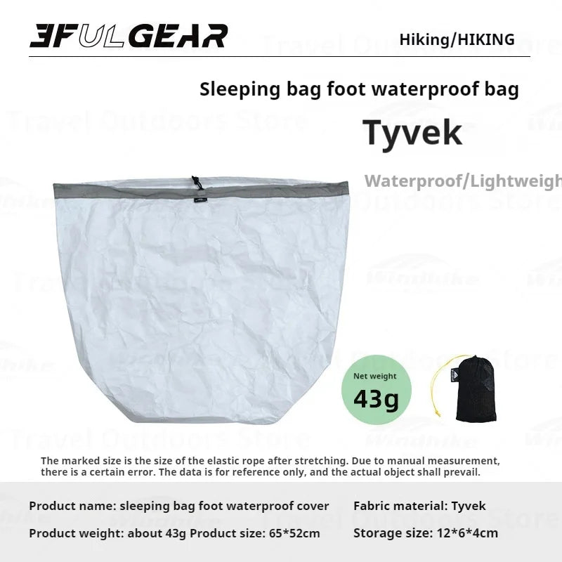 3F UL Gear Ultralight Dyneema Nylon Tyvek Sleeping Bag Liner