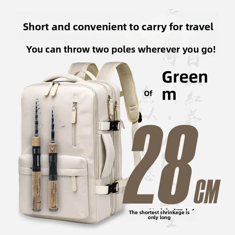 Telescopic Fishing Rod Portable Stream Pole for Travel
