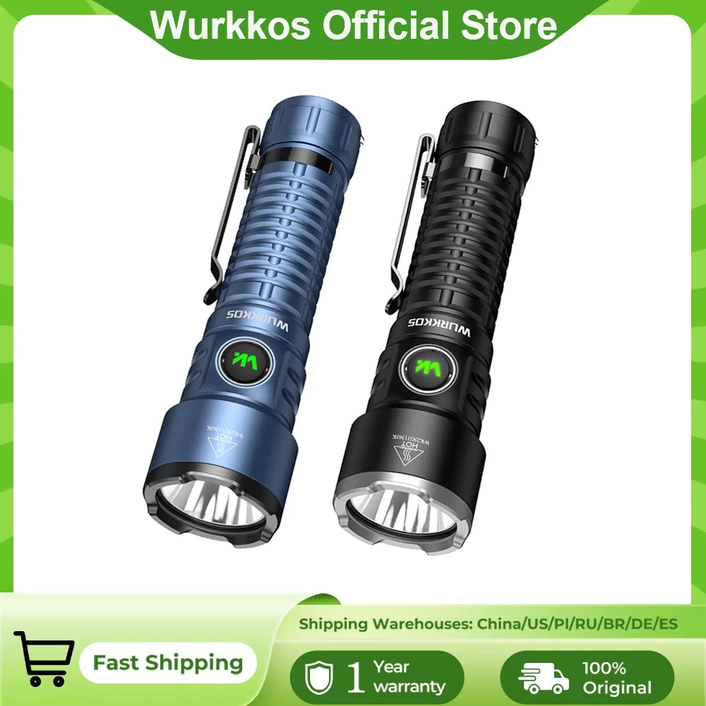 Wurkkos TS28 EDC Flashlight 3200 Lumen Rechargeable