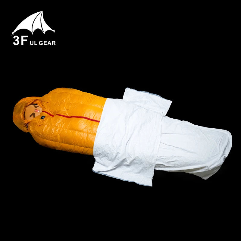 TOPITEMCN Tyvek Waterproof Sleeping Bag Cover Bivy For Camping