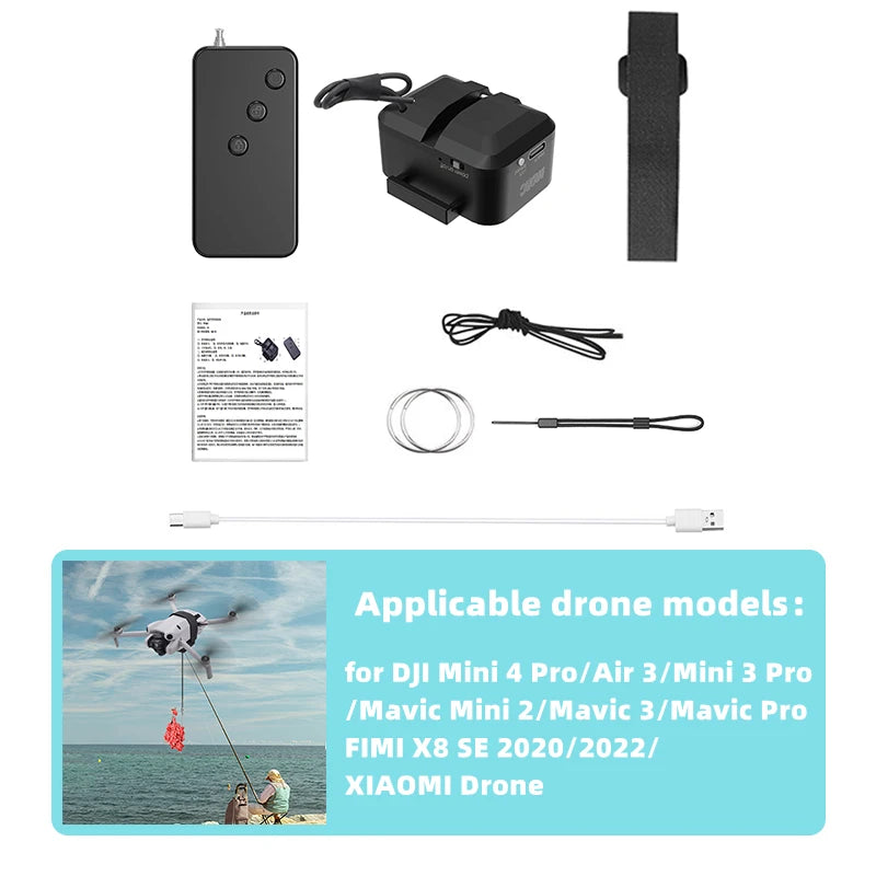 BRDRC Airdrop System Drone Thrower for DJI Mini 4 Pro