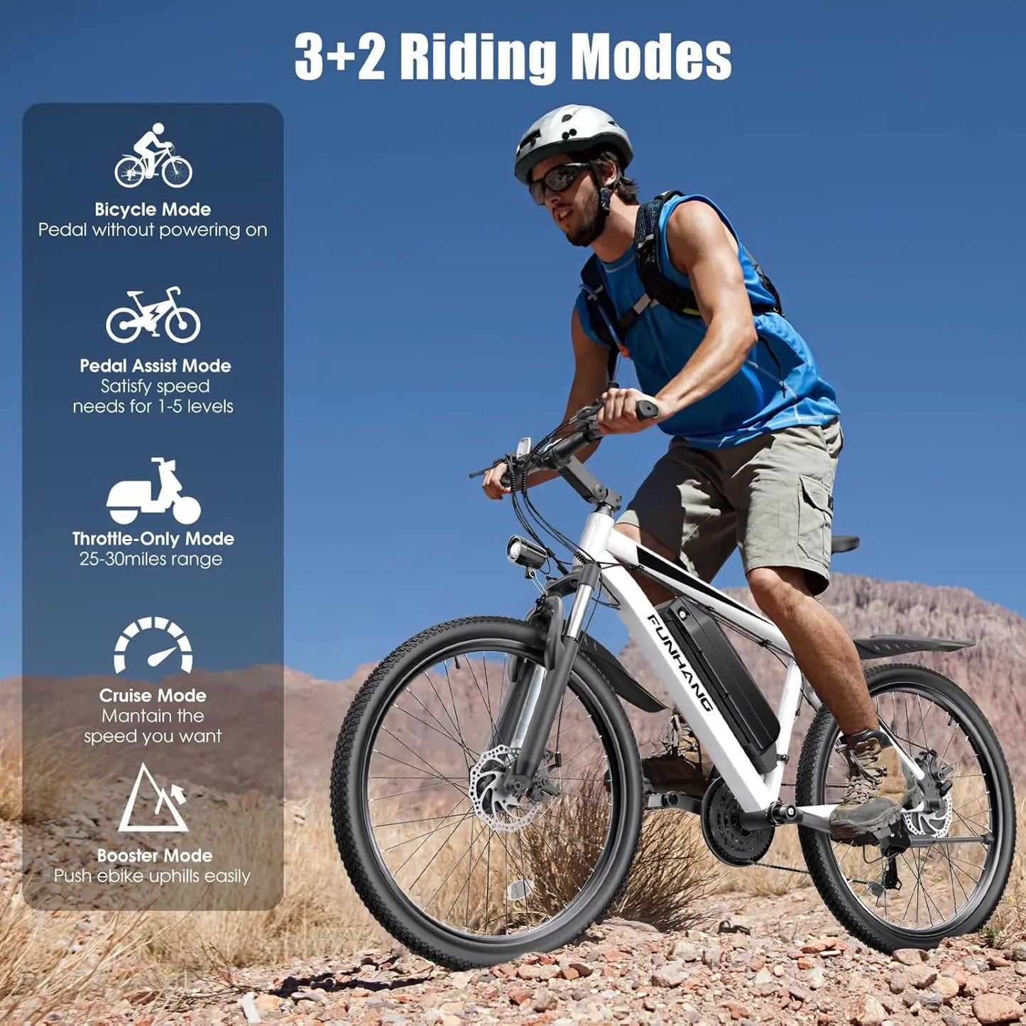 Electric Mountain Bike for Adults 1000W Peak Ebike UL 2849