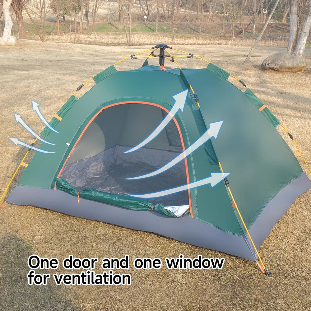 Pop Up Camping Tent For 2-3 People With Instant Setup