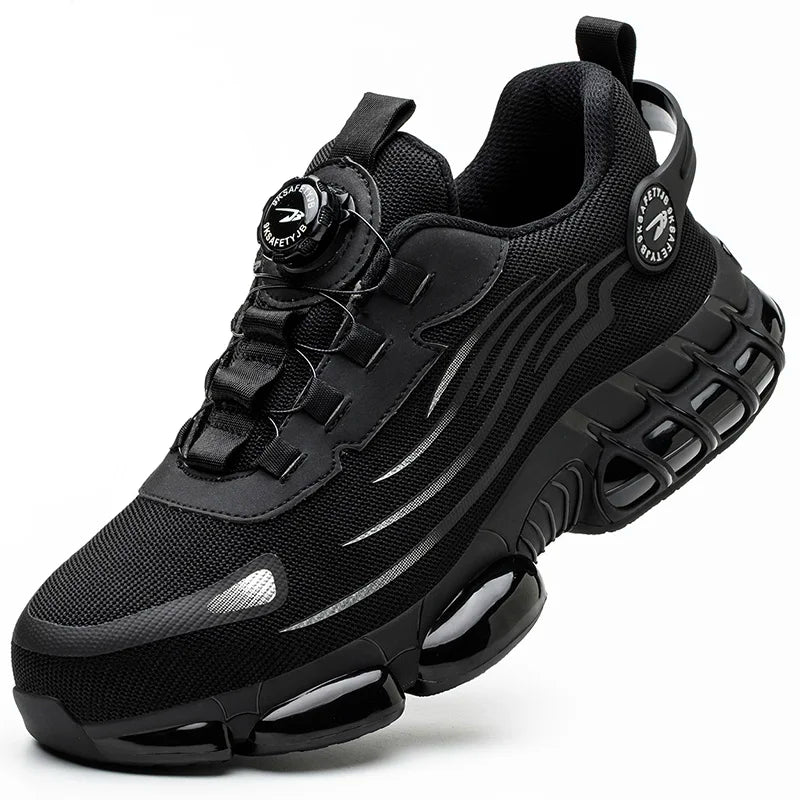 Men Steel Toe Safety Shoes Puncture Resistant Air Cushion Boots