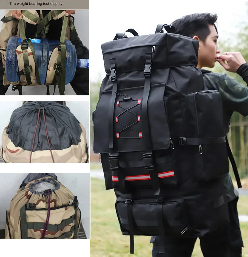 Scione Unisex Hiking Backpack Molle Trekking Rucksack